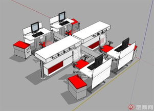 現(xiàn)代辦公電腦桌椅設計SU模型與計算機及辦公設備維修的綜合指南